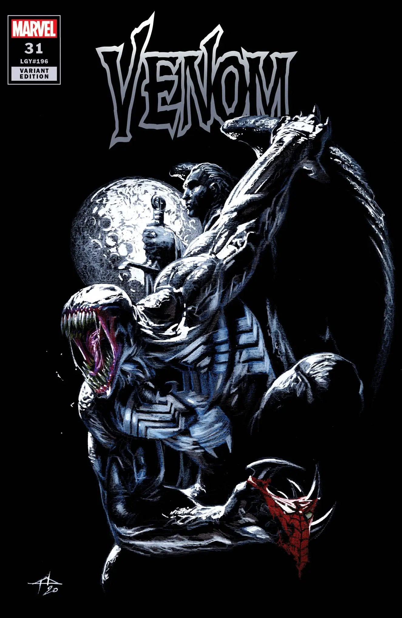 VENOM #31 UNKNOWN COMICS GABRIELE DELL'OTTO EXCLUSIVE VENOM VAR KIB (12/09/2020) by Unknown Comic Books