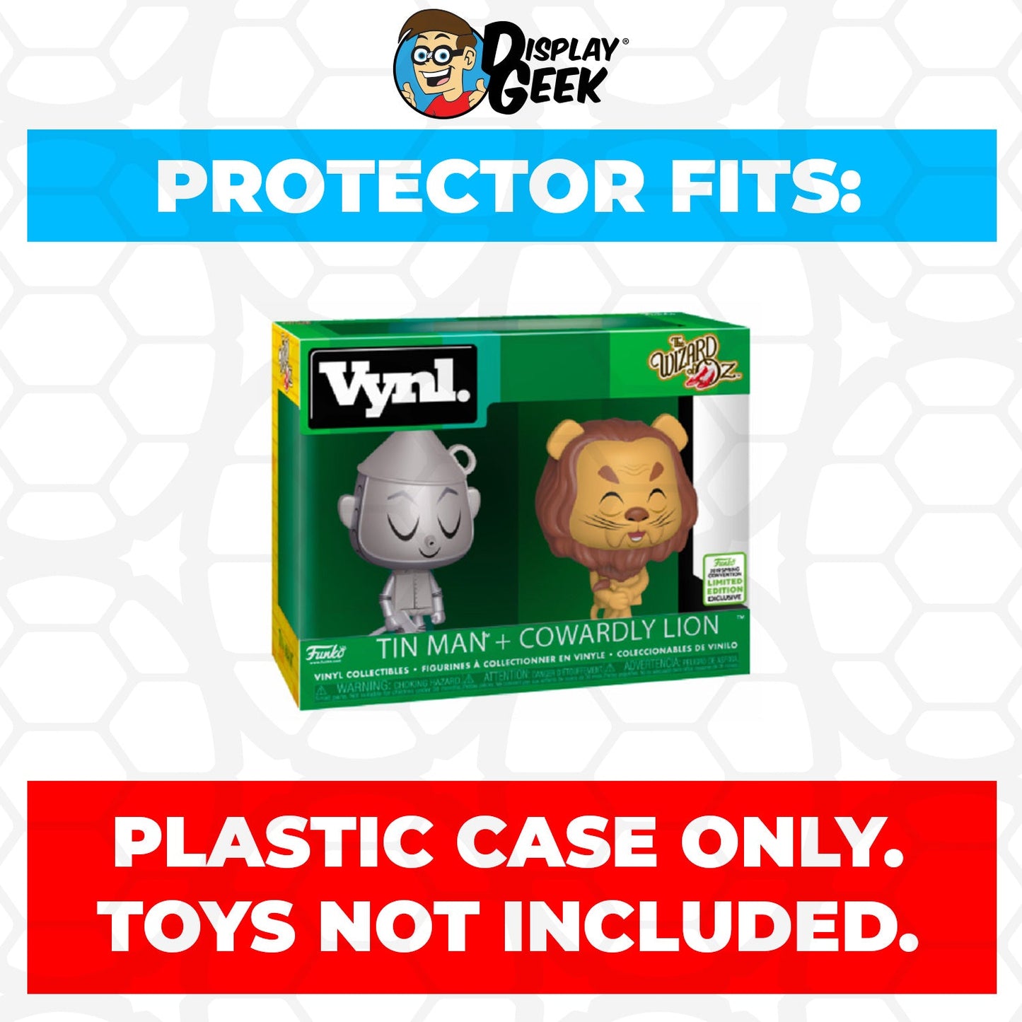 Pop Protector for Vynl 2 Pack Tin Man & Cowardly Lion ECCC Funko