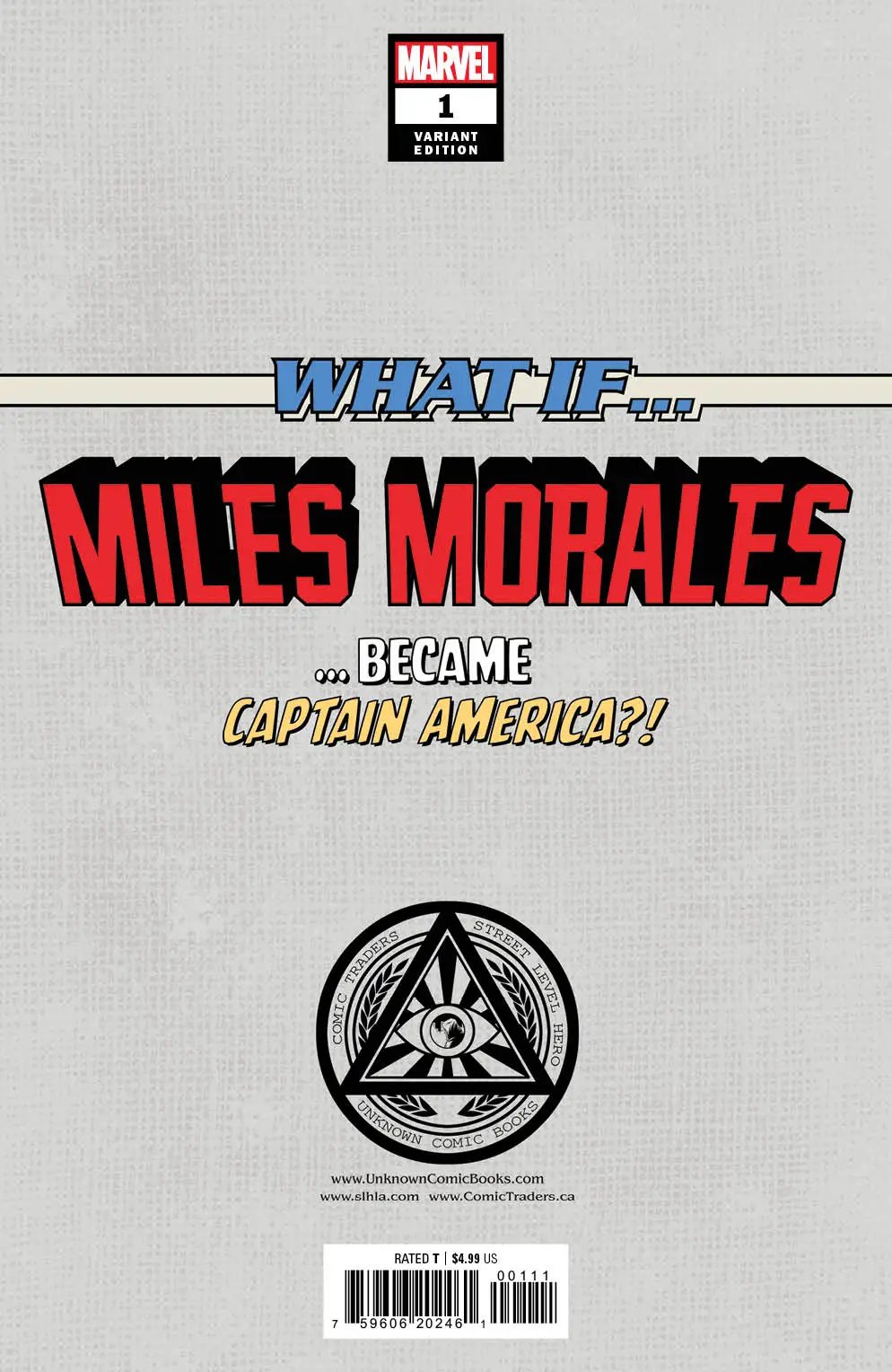 What If...? Miles Morales 1 Unknown Comics Alan Quah Exclusive Var (03/02/2022) by Unknown Comic Books