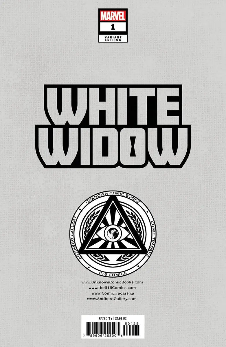 White Widow #1 Unknown Comics Miguel Mercado Exclusive Var (11/01/2023) (12/27/2023) by Unknown Comic Books