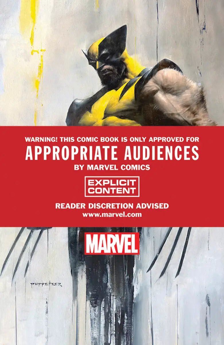 Wolverine: Revenge - Red Band #1 Unknown Comics Puppetter Lee Exclusive Virgin Var [Polybagged] Explicit Content (08/21/2024) by Unknown Comic Books