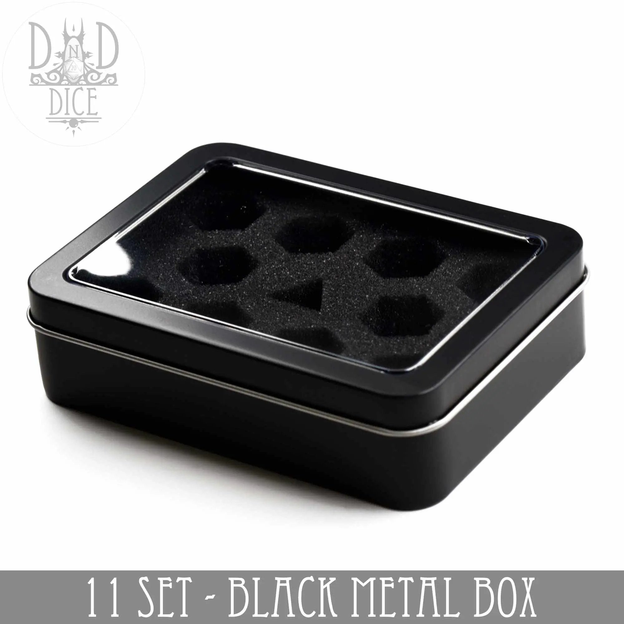 Metal Gift Box - 11 Dice Set by DNDDICE.COM