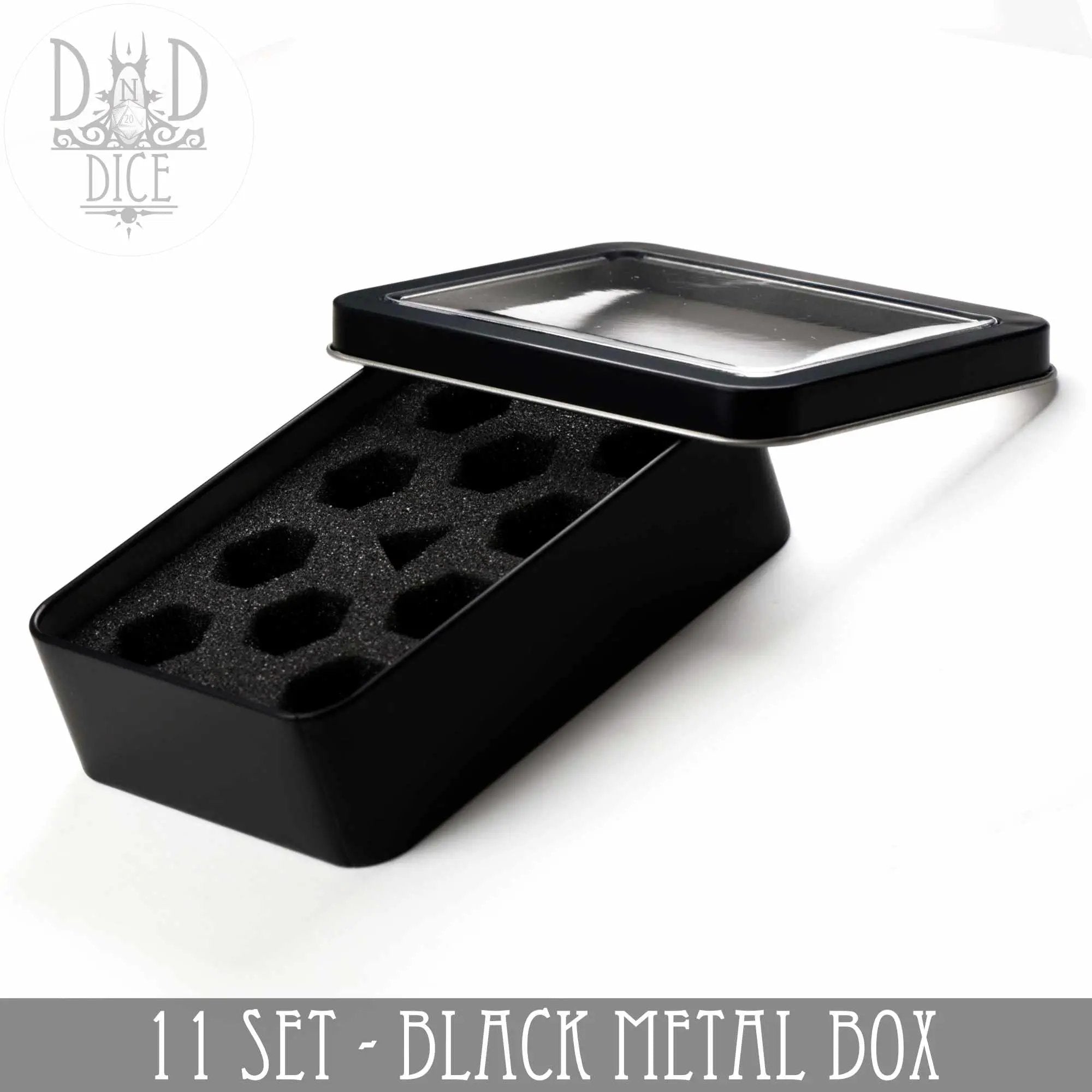 Metal Gift Box - 11 Dice Set by DNDDICE.COM