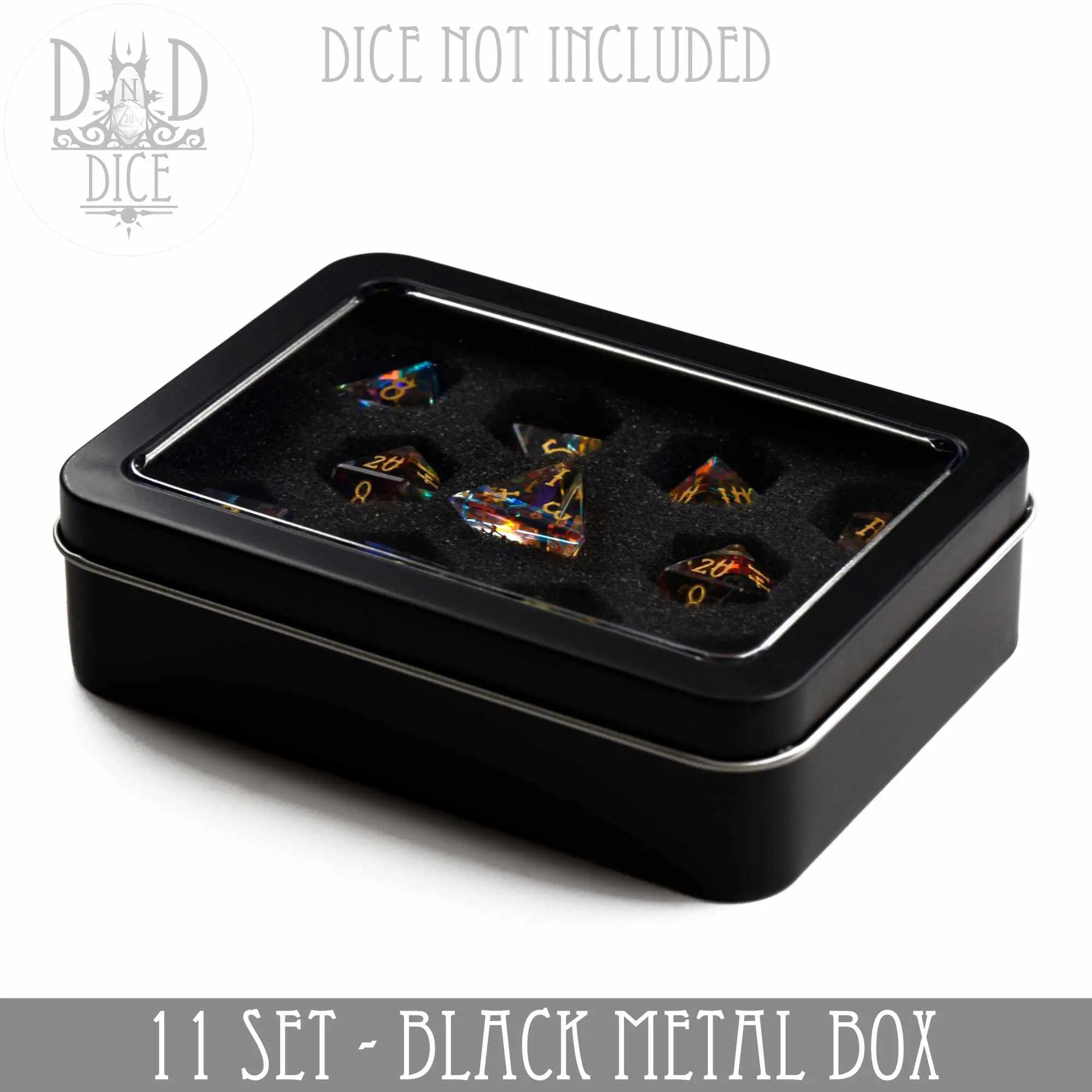 Metal Gift Box - 11 Dice Set by DNDDICE.COM