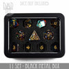 Metal Gift Box - 11 Dice Set by DNDDICE.COM
