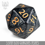 55mm D20 - Gorgons Ashes by DNDDICE.COM