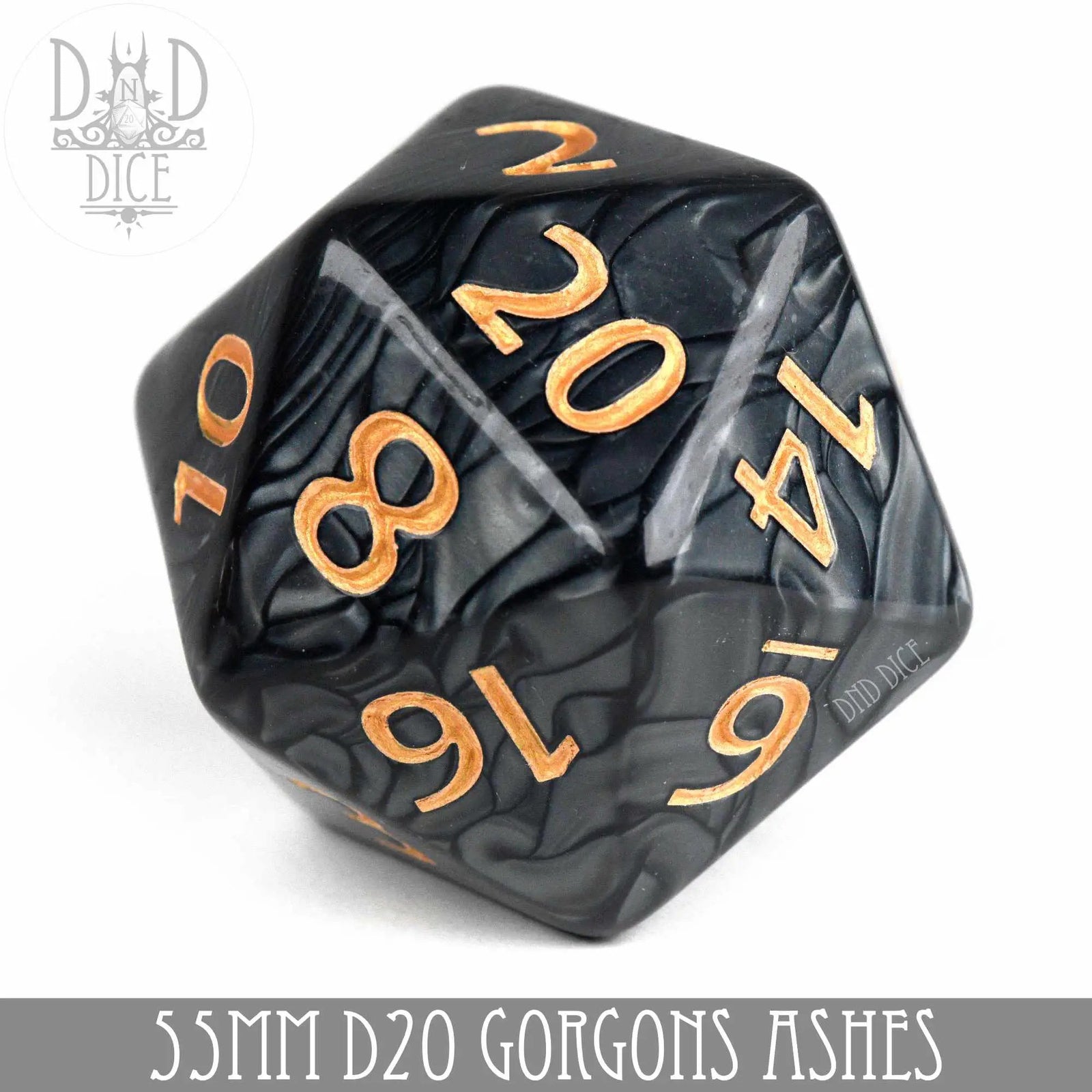 55mm D20 - Gorgons Ashes by DNDDICE.COM