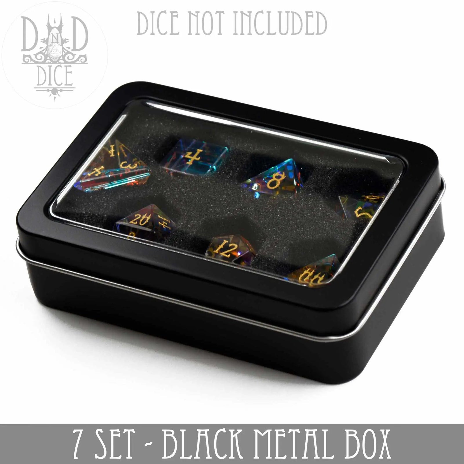 Metal Gift Box - 7 Dice Set by DNDDICE.COM