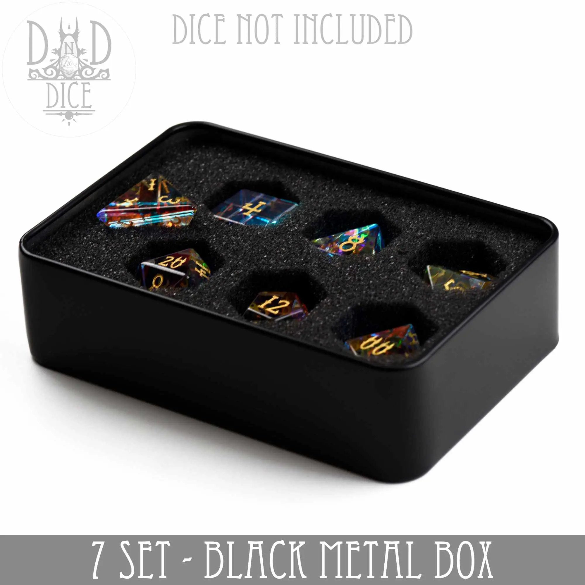 Metal Gift Box - 7 Dice Set by DNDDICE.COM