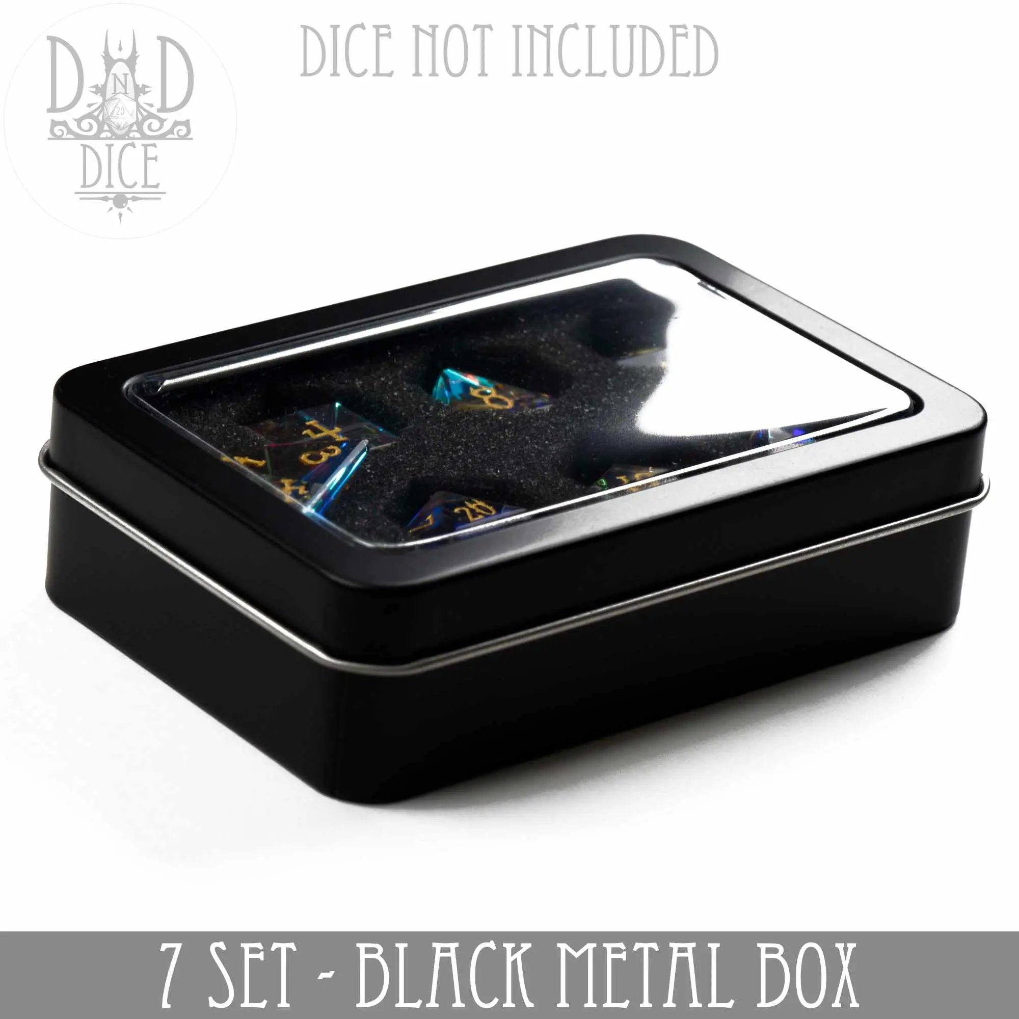 Metal Gift Box - 7 Dice Set by DNDDICE.COM