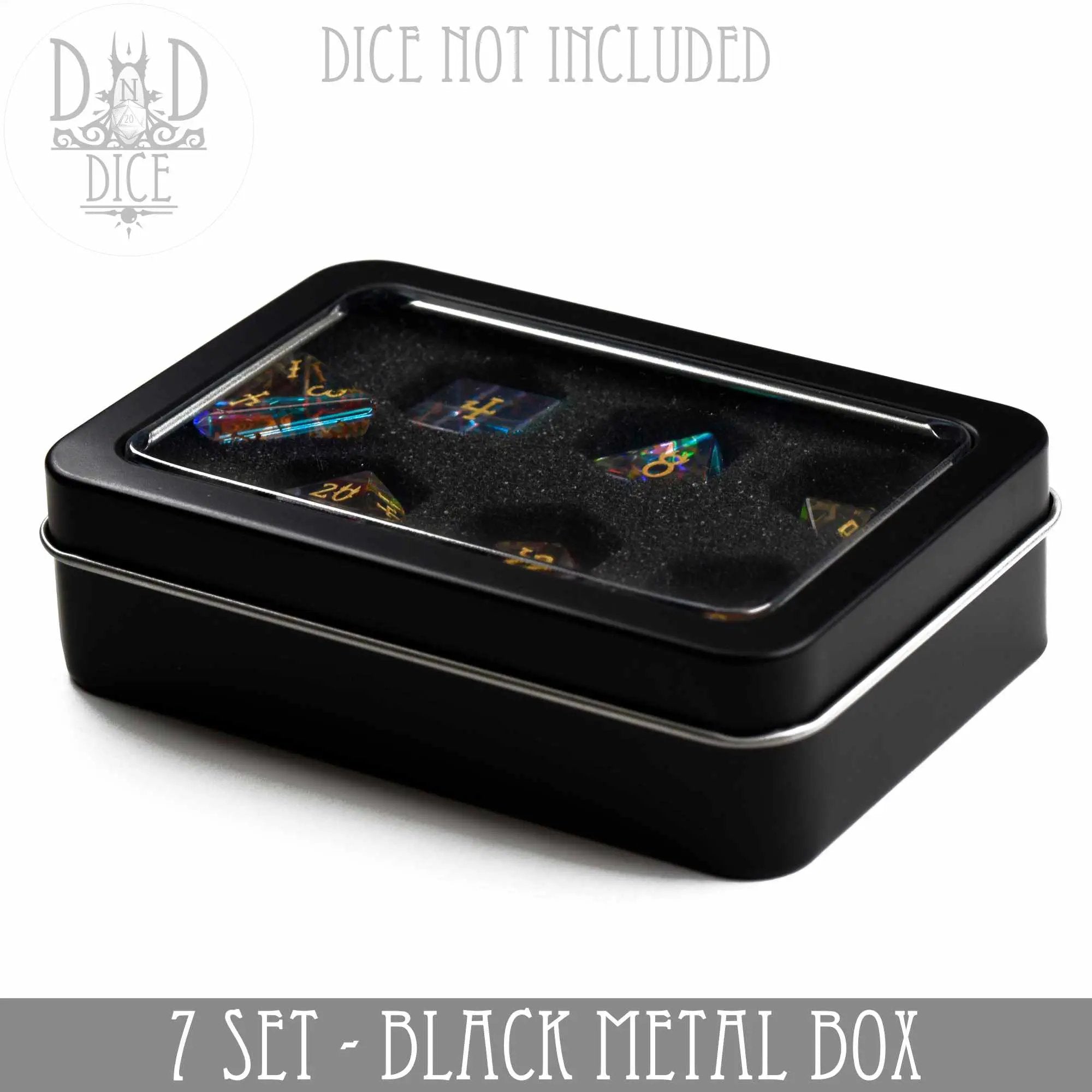 Metal Gift Box - 7 Dice Set by DNDDICE.COM
