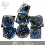 Abyssal Oculus Liquid Core Dice Set by DNDDICE.COM