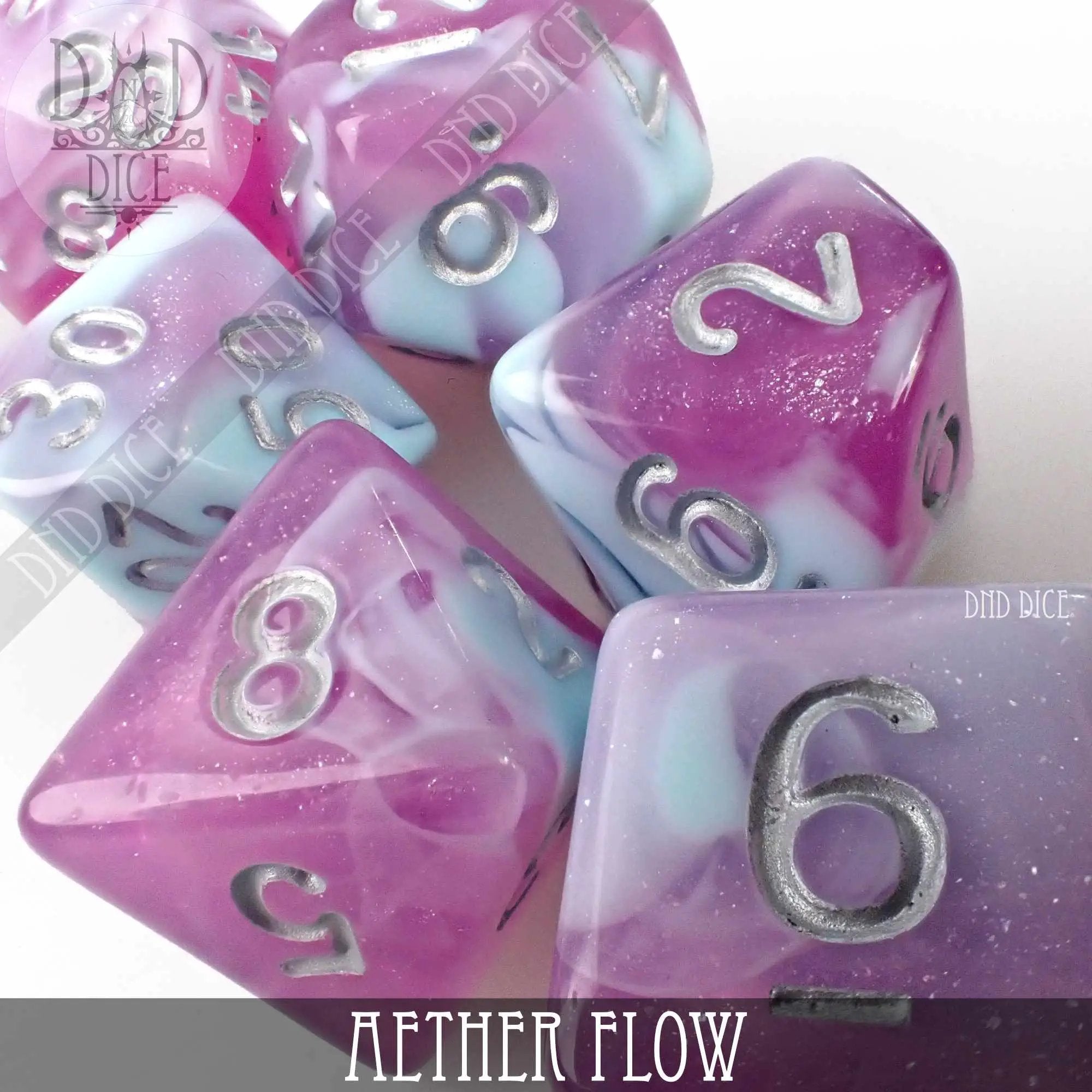 Aether Flow Dice Set by DNDDICE.COM