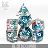 Alien Bloodbath Dice Set by DNDDICE.COM