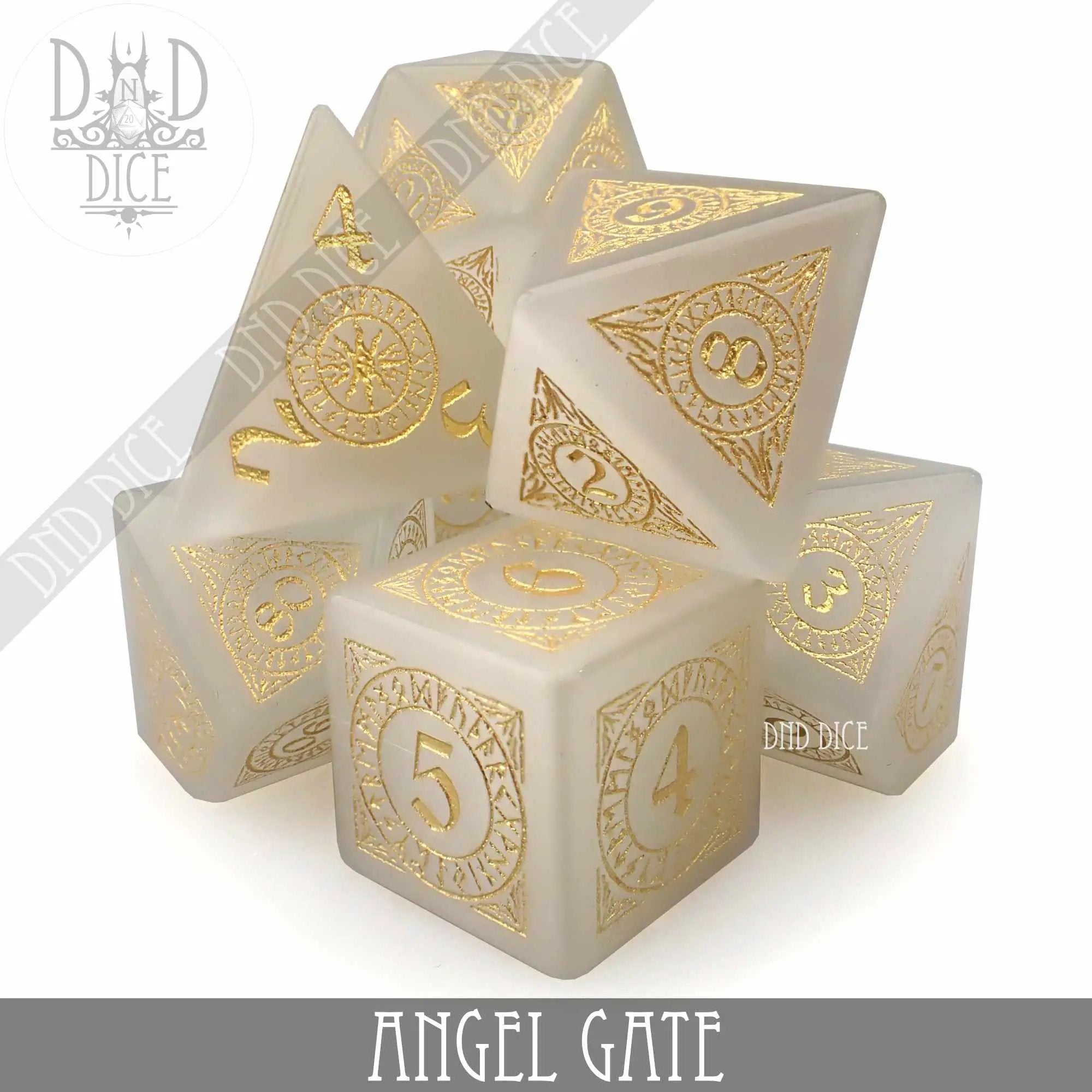 Angel Gate Cat's Eye Dice Set (Gift Box) by DNDDICE.COM