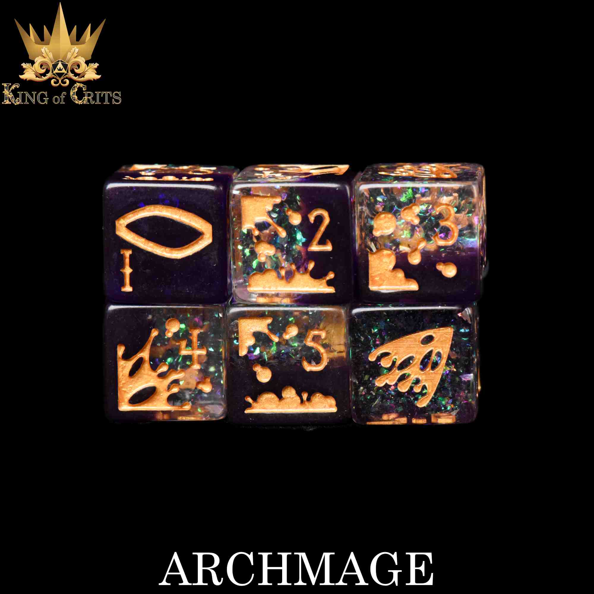 Archmage 11 Dice Set by DNDDICE.COM