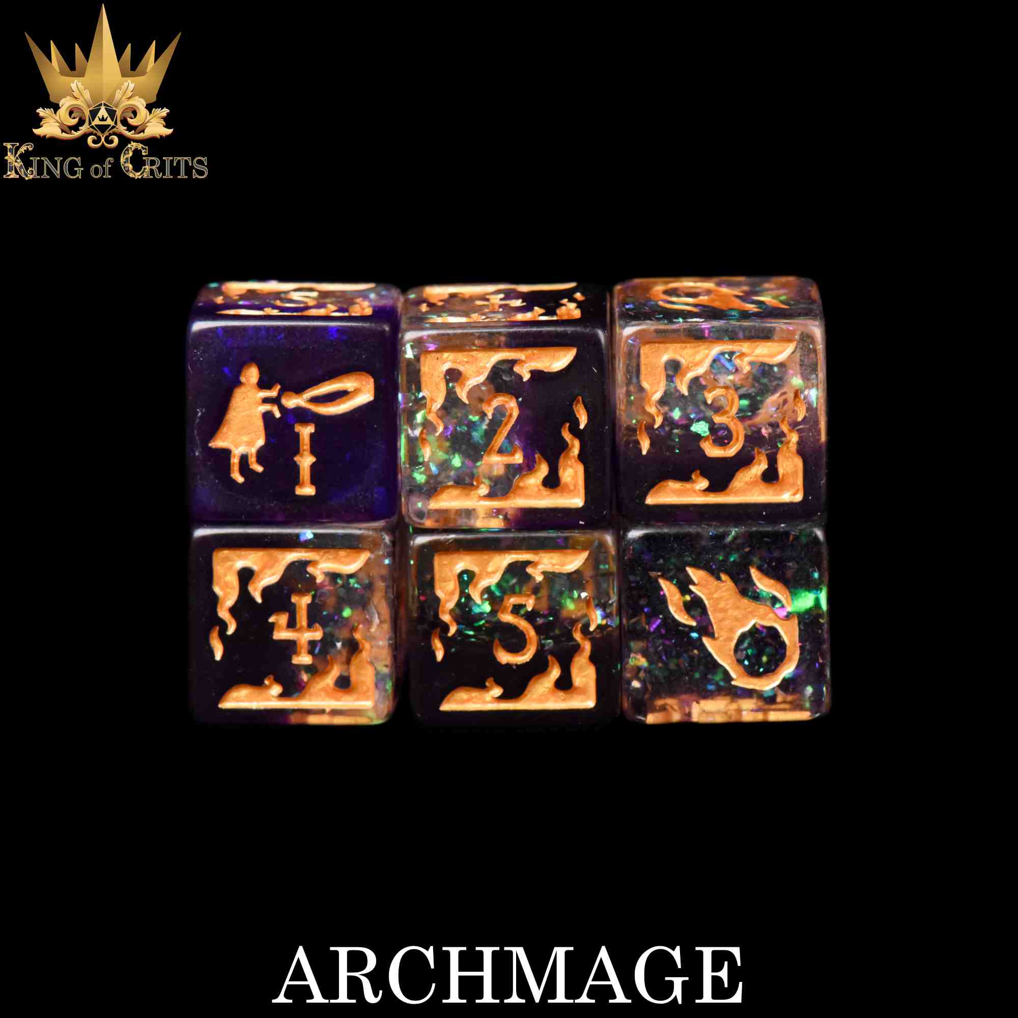 Archmage 11 Dice Set by DNDDICE.COM
