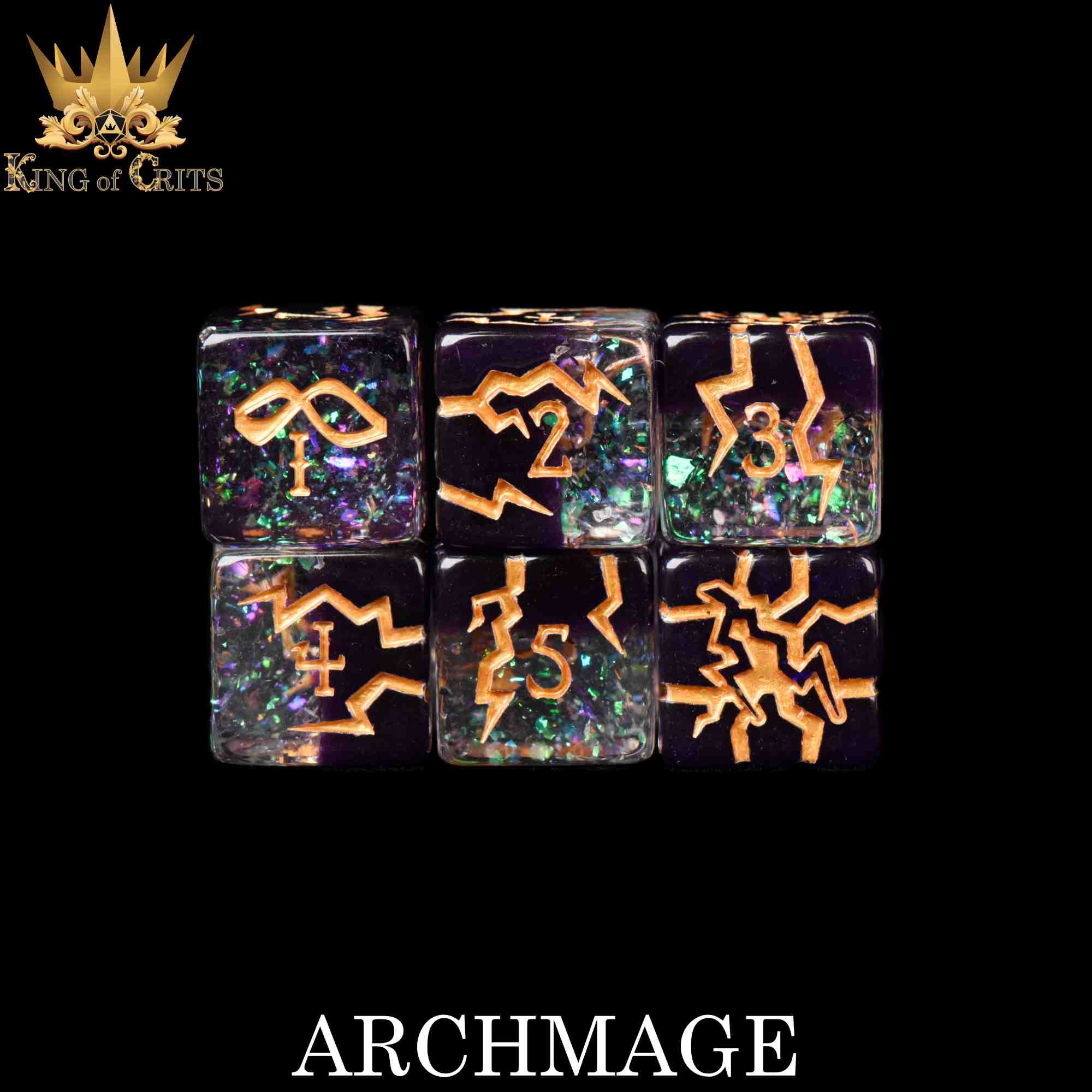 Archmage 11 Dice Set by DNDDICE.COM