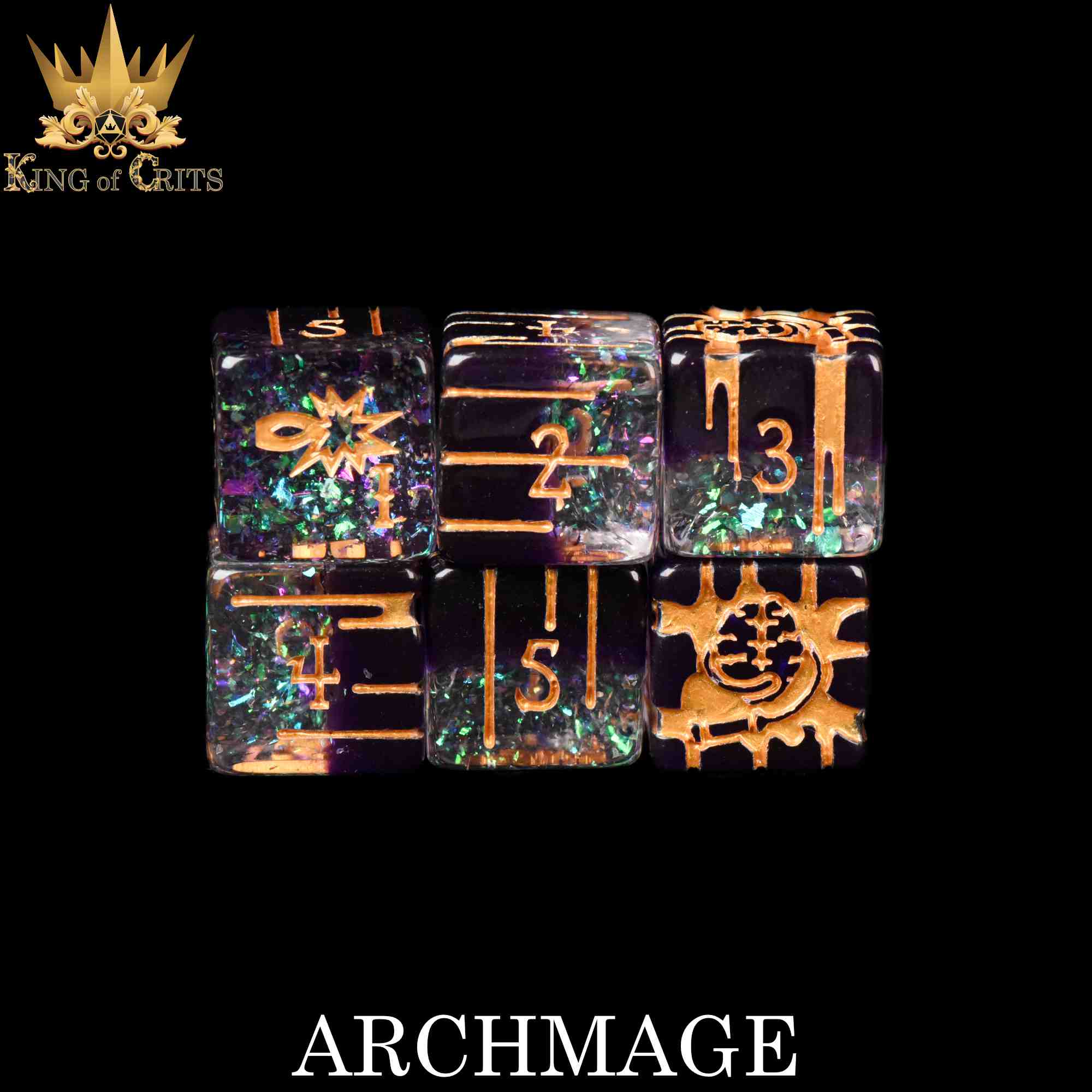 Archmage 11 Dice Set by DNDDICE.COM