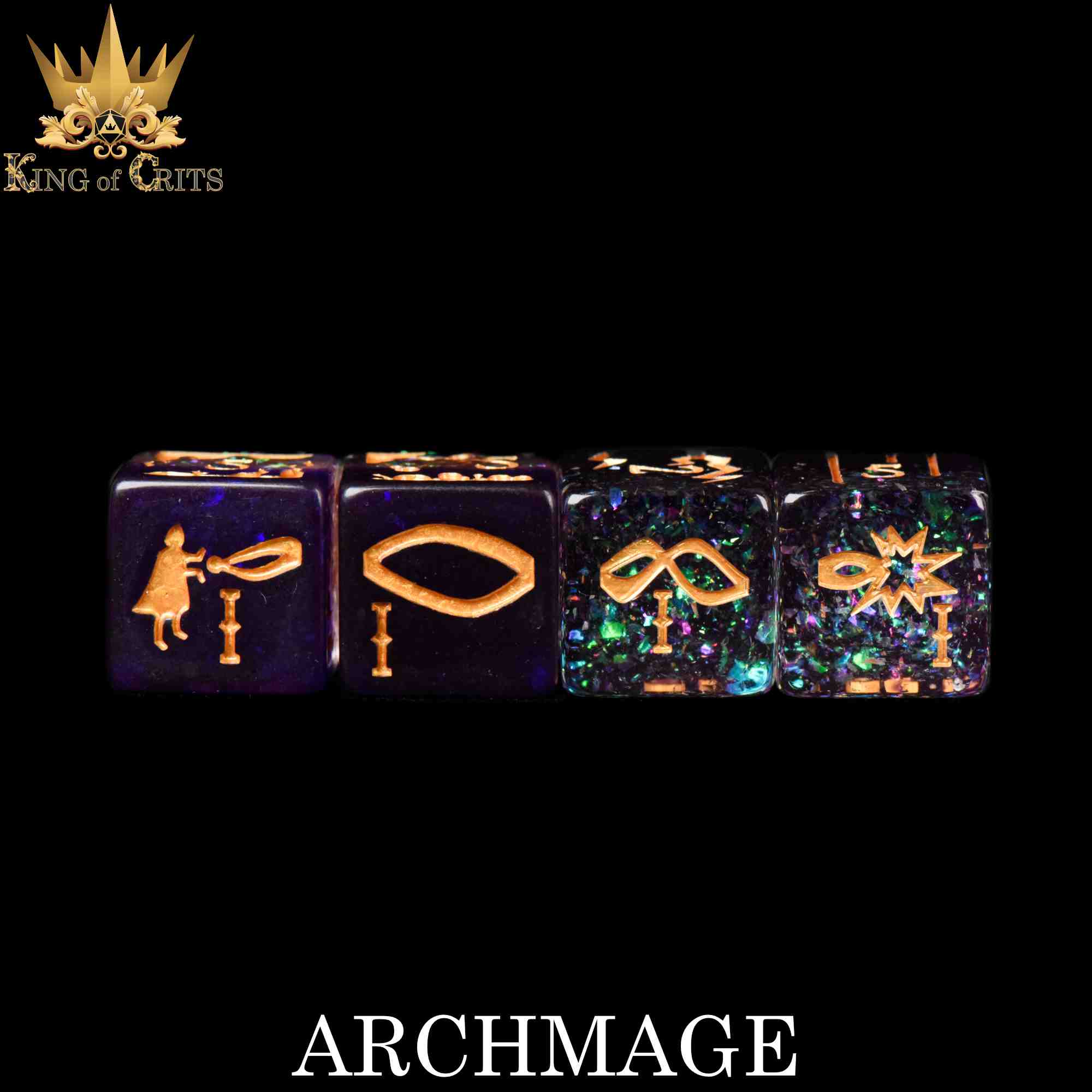 Archmage 11 Dice Set by DNDDICE.COM