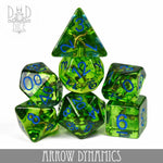 Arrow Dynamics Dice Set by DNDDICE.COM