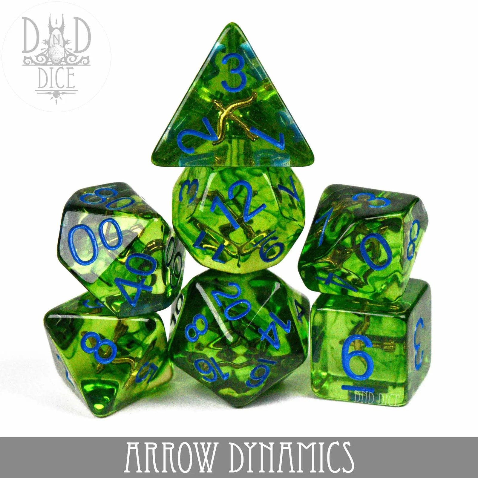 Arrow Dynamics Dice Set by DNDDICE.COM