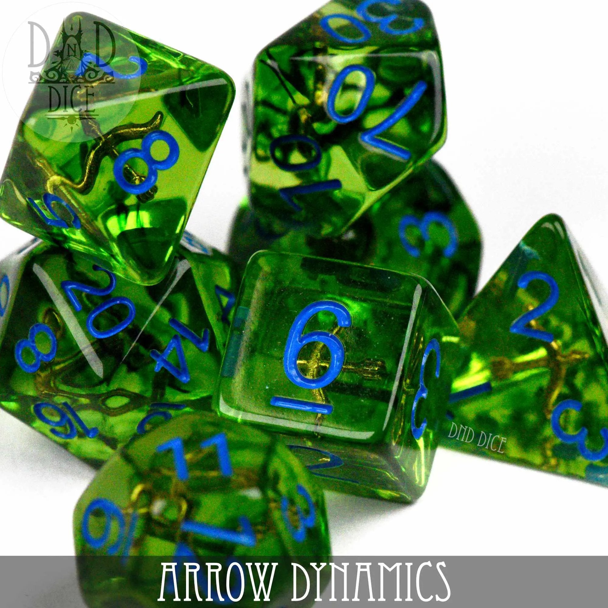 Arrow Dynamics Dice Set by DNDDICE.COM