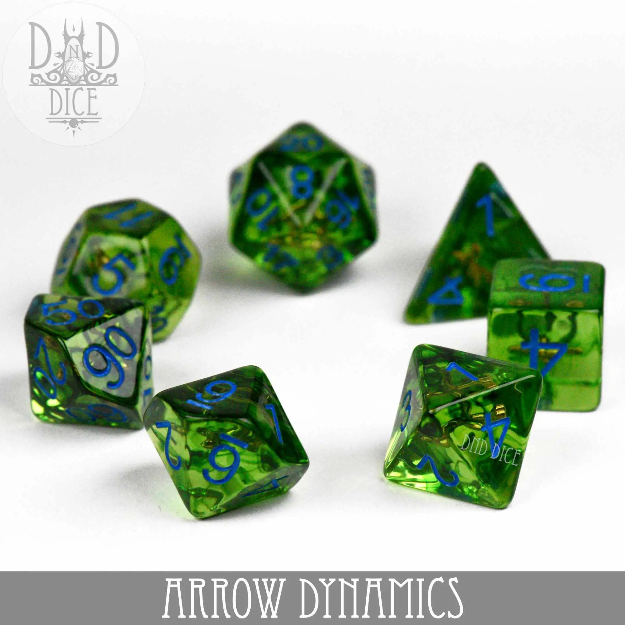 Arrow Dynamics Dice Set by DNDDICE.COM