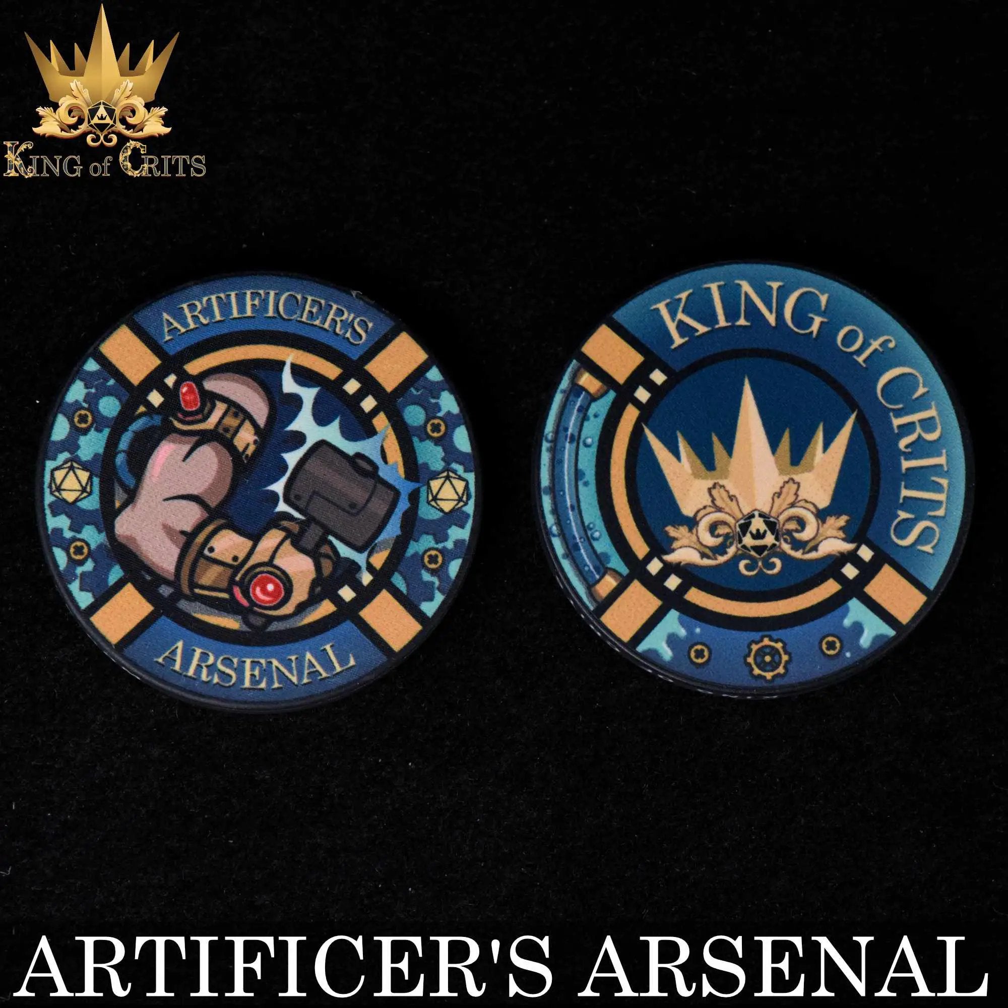 Artificer's Arsenal 11 Dice Set by DNDDICE.COM