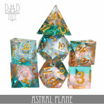 Astral Plane Handmade Dice Set by DNDDICE.COM
