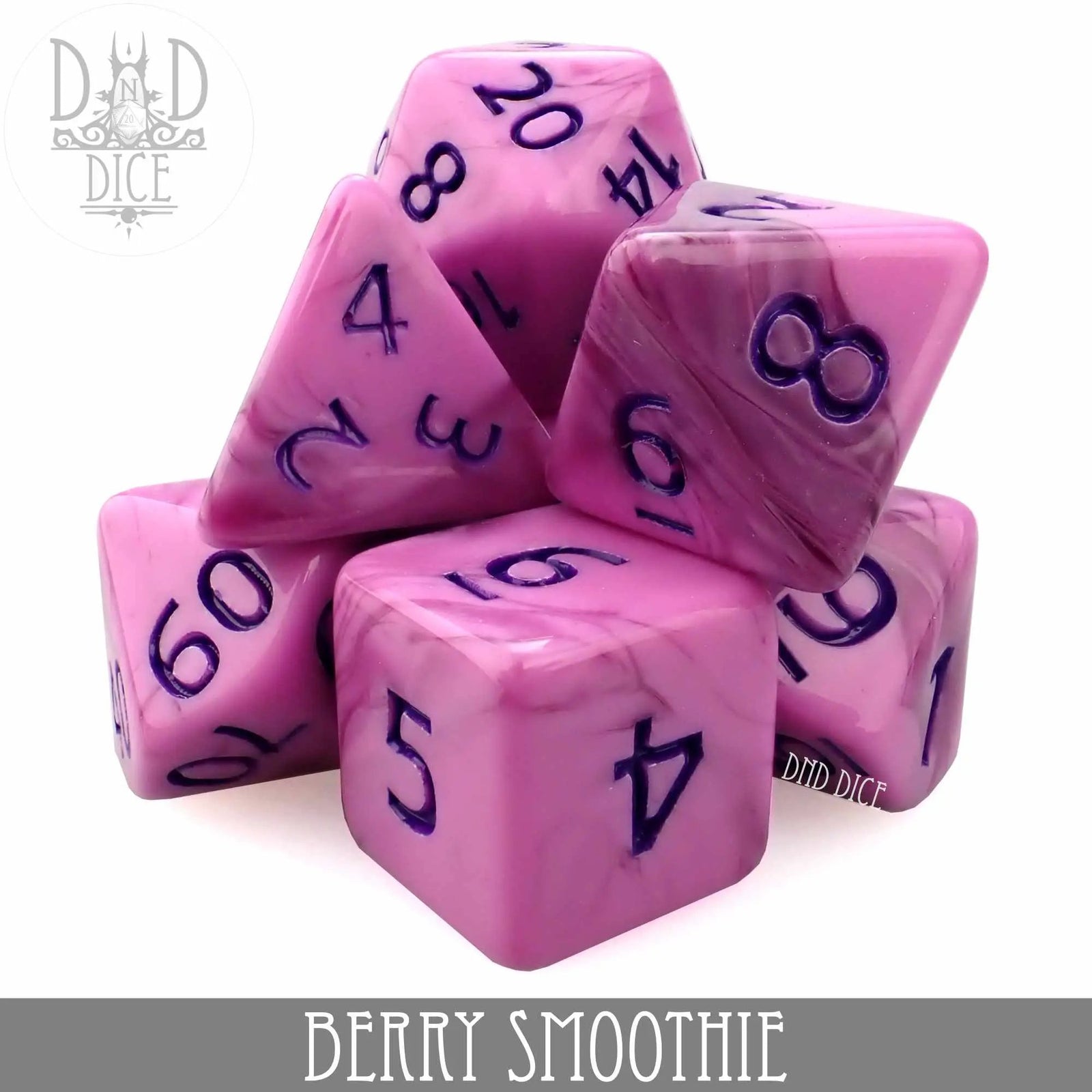 Berry Smoothie Dice Set by DNDDICE.COM
