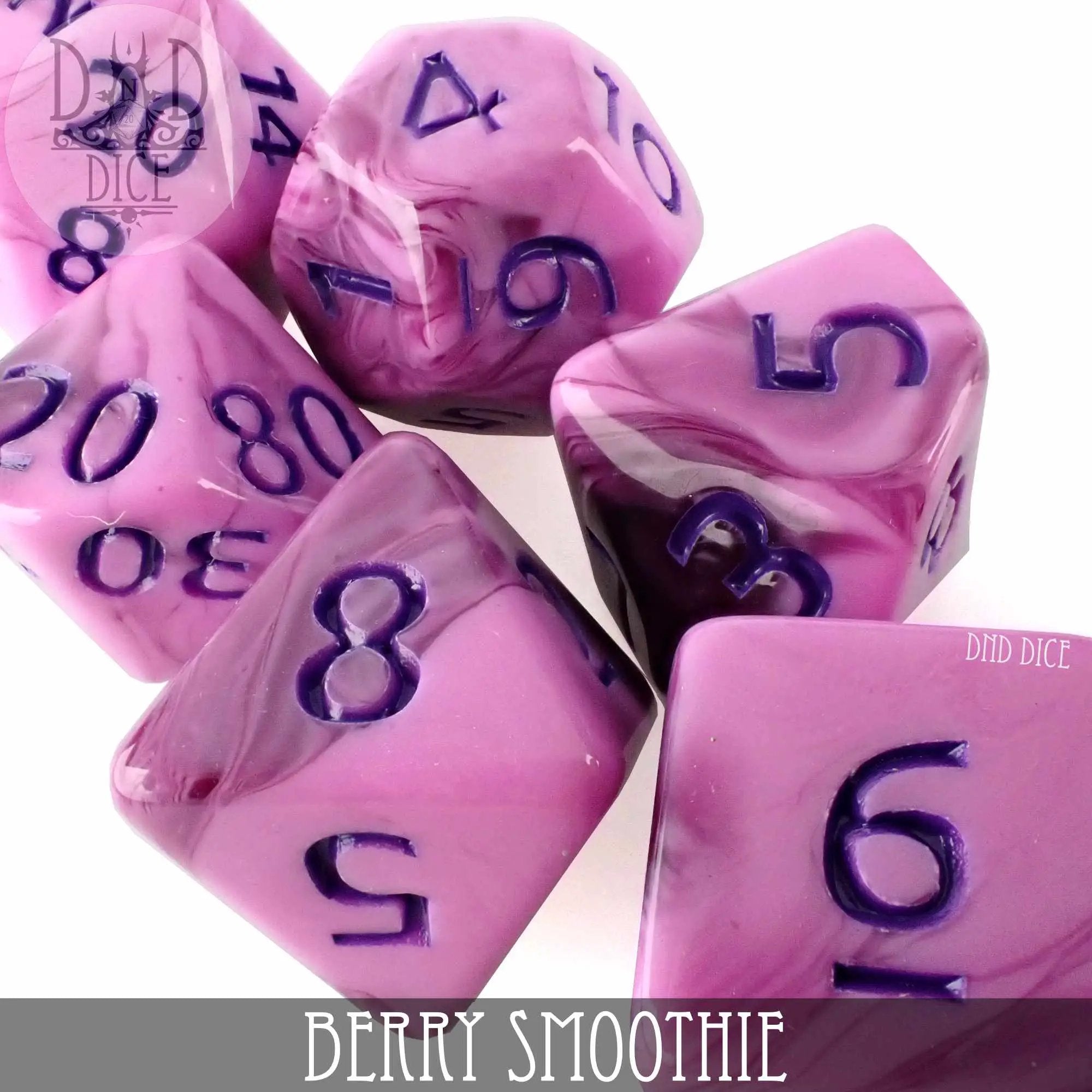 Berry Smoothie Dice Set by DNDDICE.COM