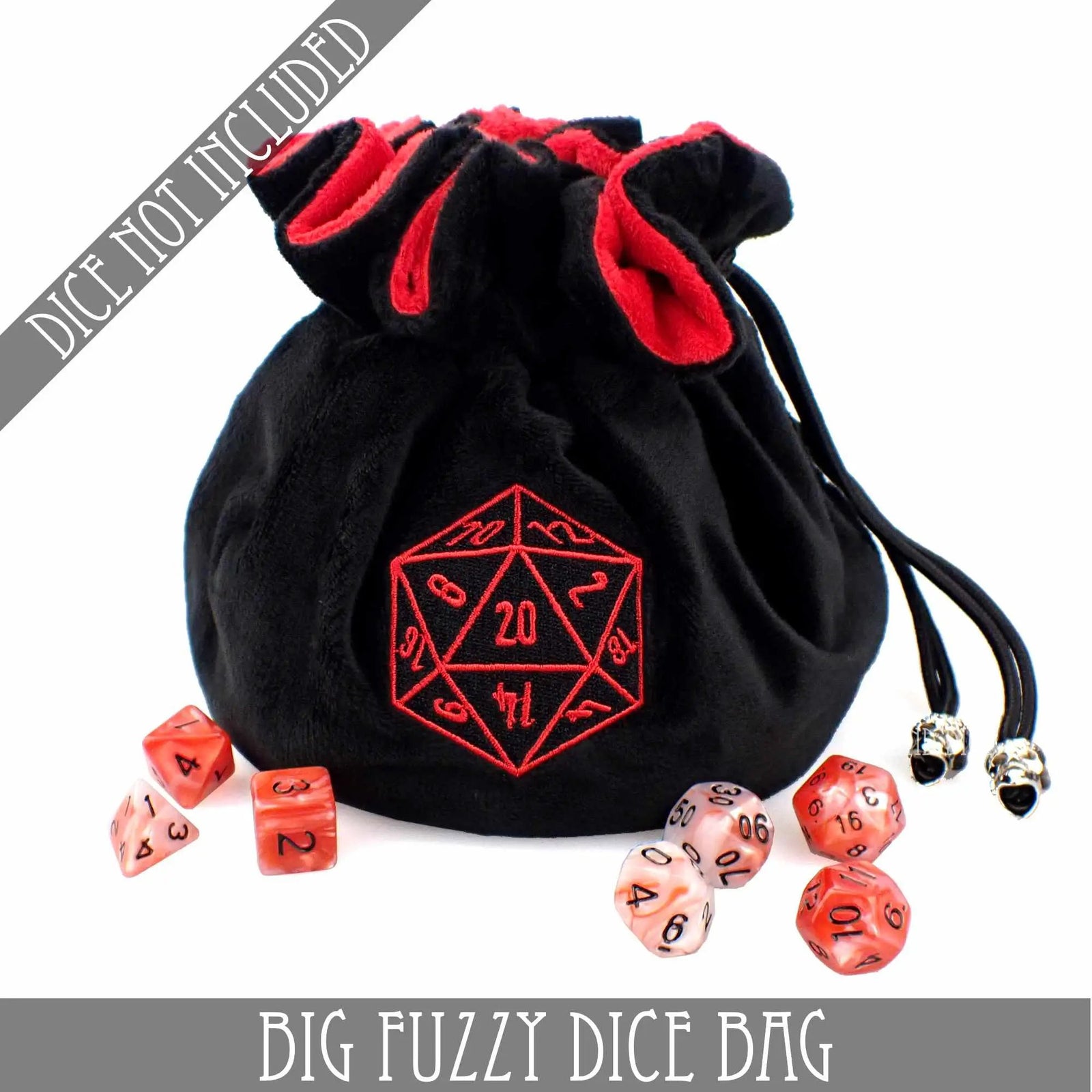 Big Fuzzy Dice Bag (6 Colors) by DNDDICE.COM