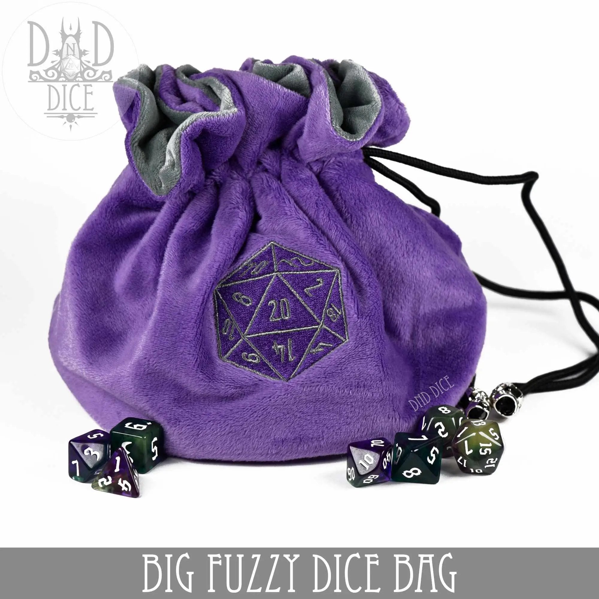Big Fuzzy Dice Bag (6 Colors) by DNDDICE.COM