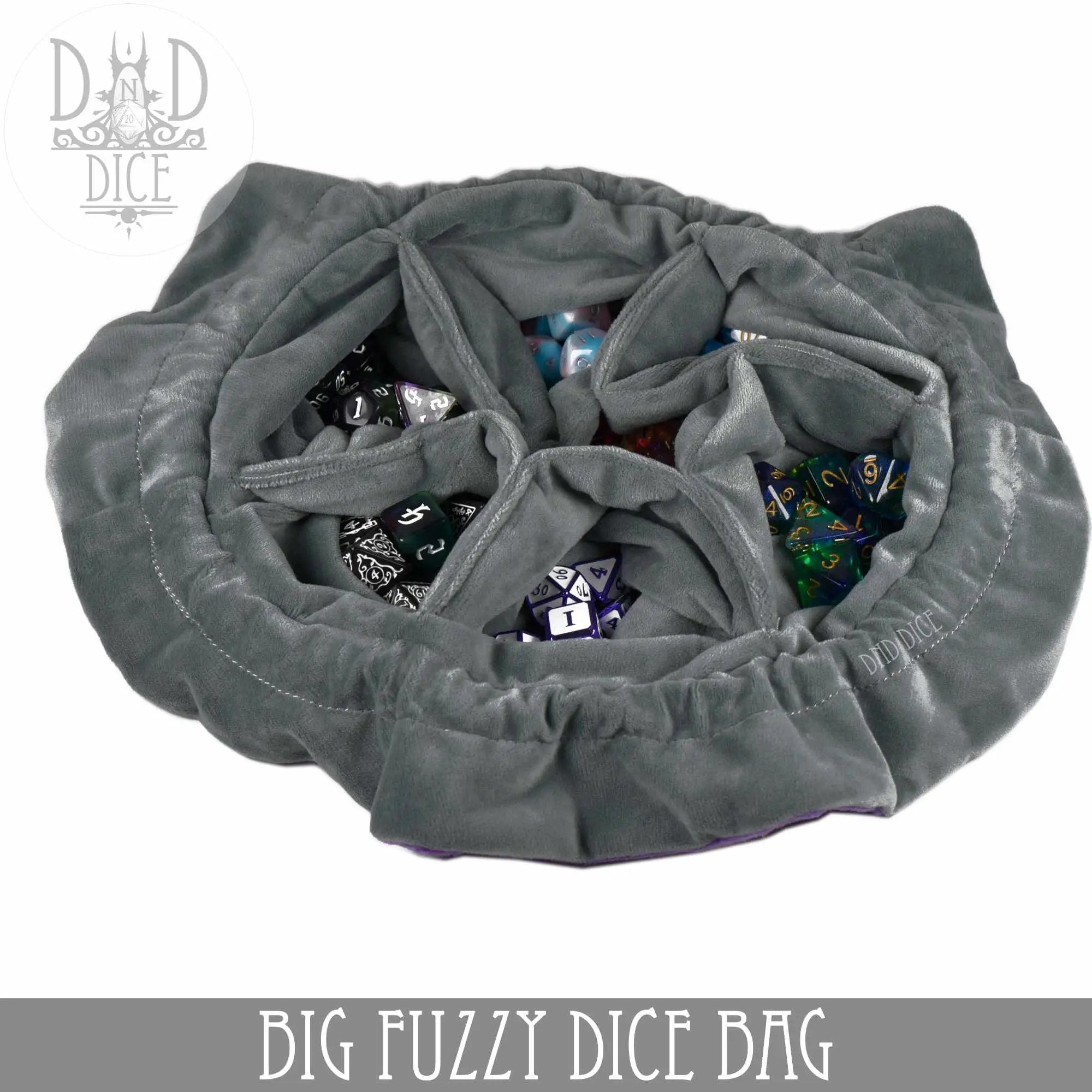 Big Fuzzy Dice Bag (6 Colors) by DNDDICE.COM