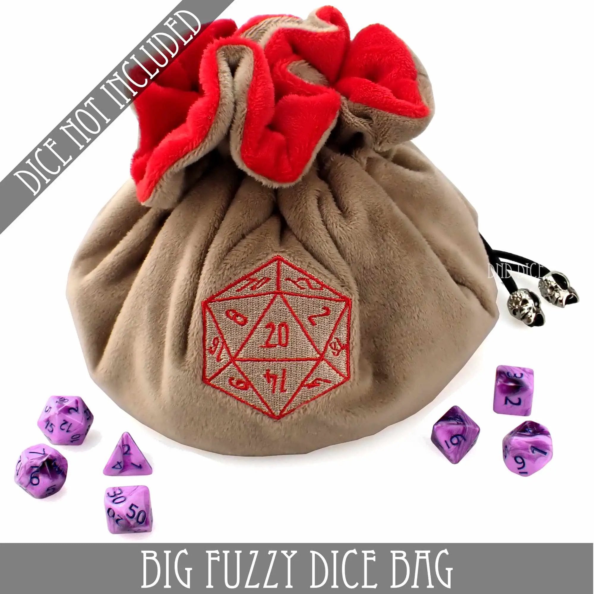 Big Fuzzy Dice Bag (6 Colors) by DNDDICE.COM