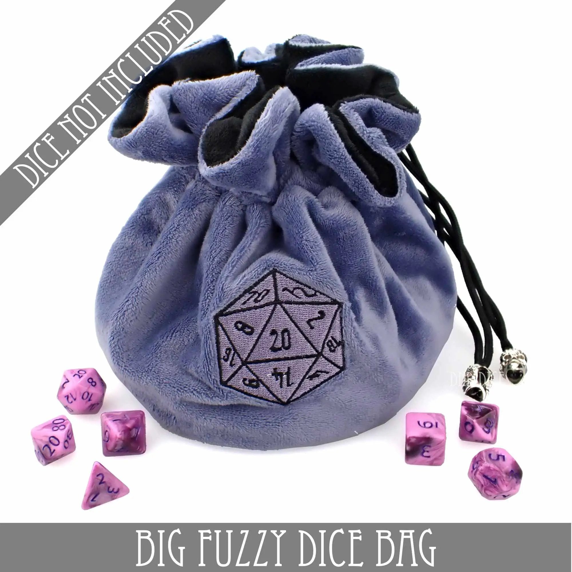 Big Fuzzy Dice Bag (6 Colors) by DNDDICE.COM