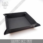 Square Dice Tray (6 Colors) by DNDDICE.COM