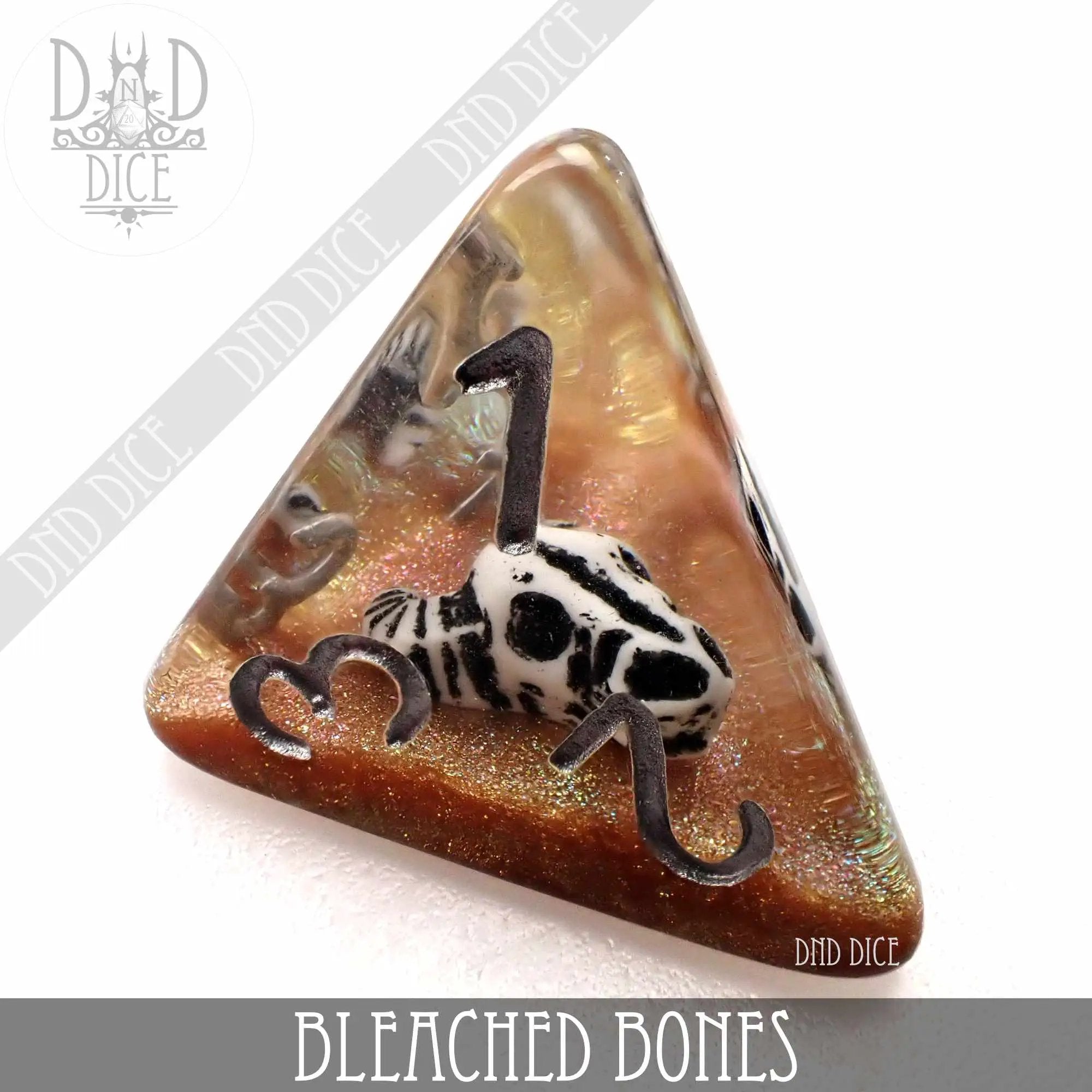 Bleached Bones Dice Set by DNDDICE.COM