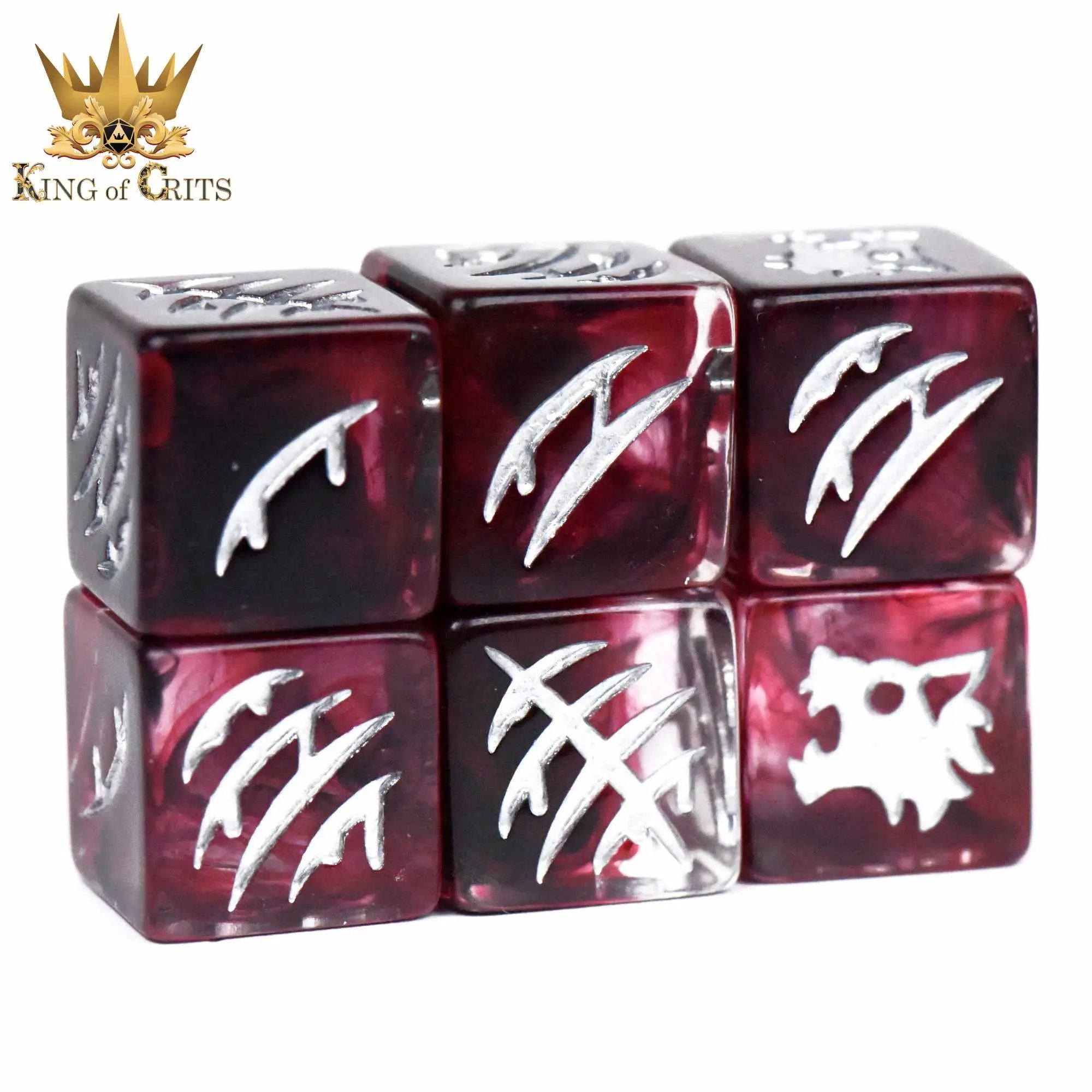 Blood Hunter 12 Dice Set by DNDDICE.COM