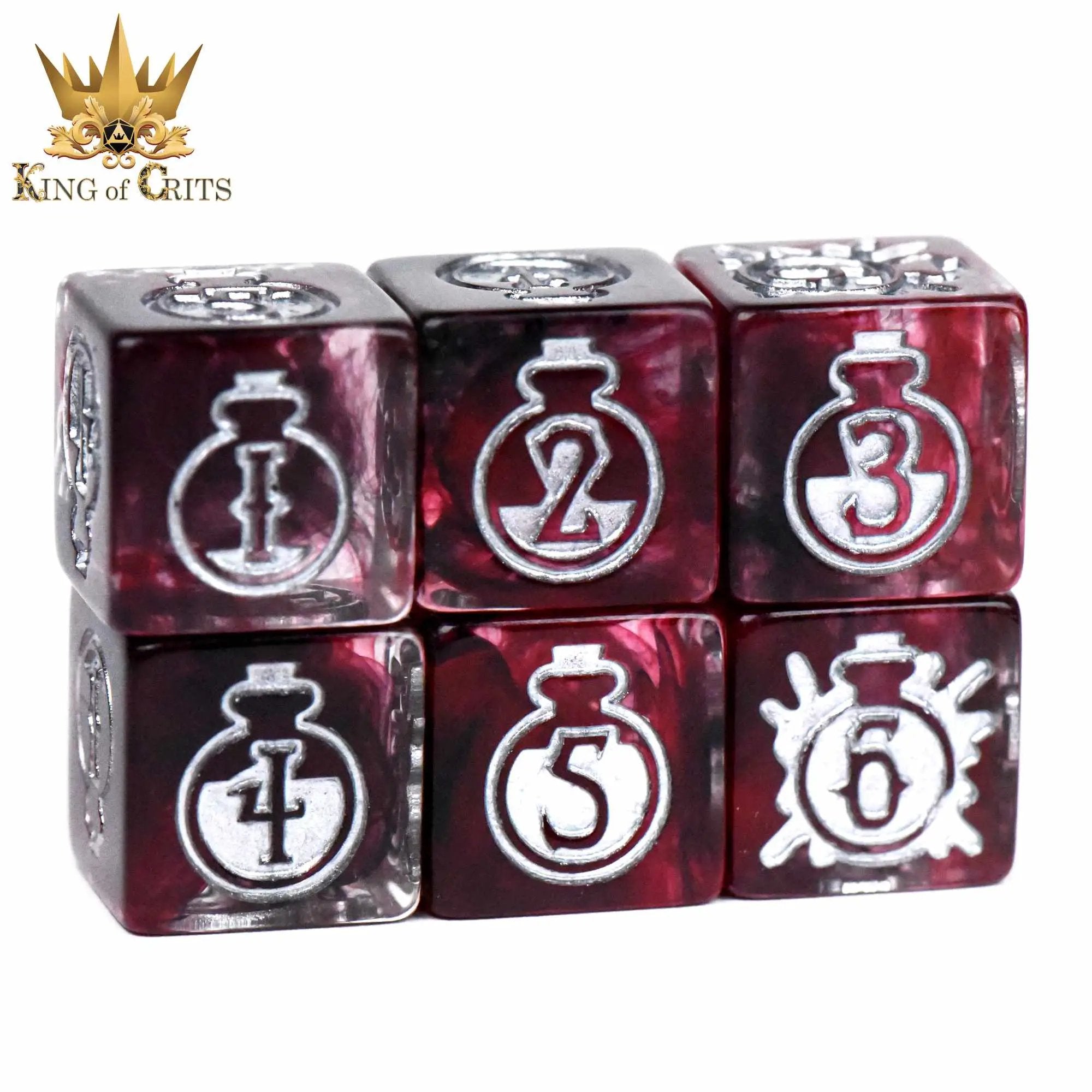 Blood Hunter 12 Dice Set by DNDDICE.COM