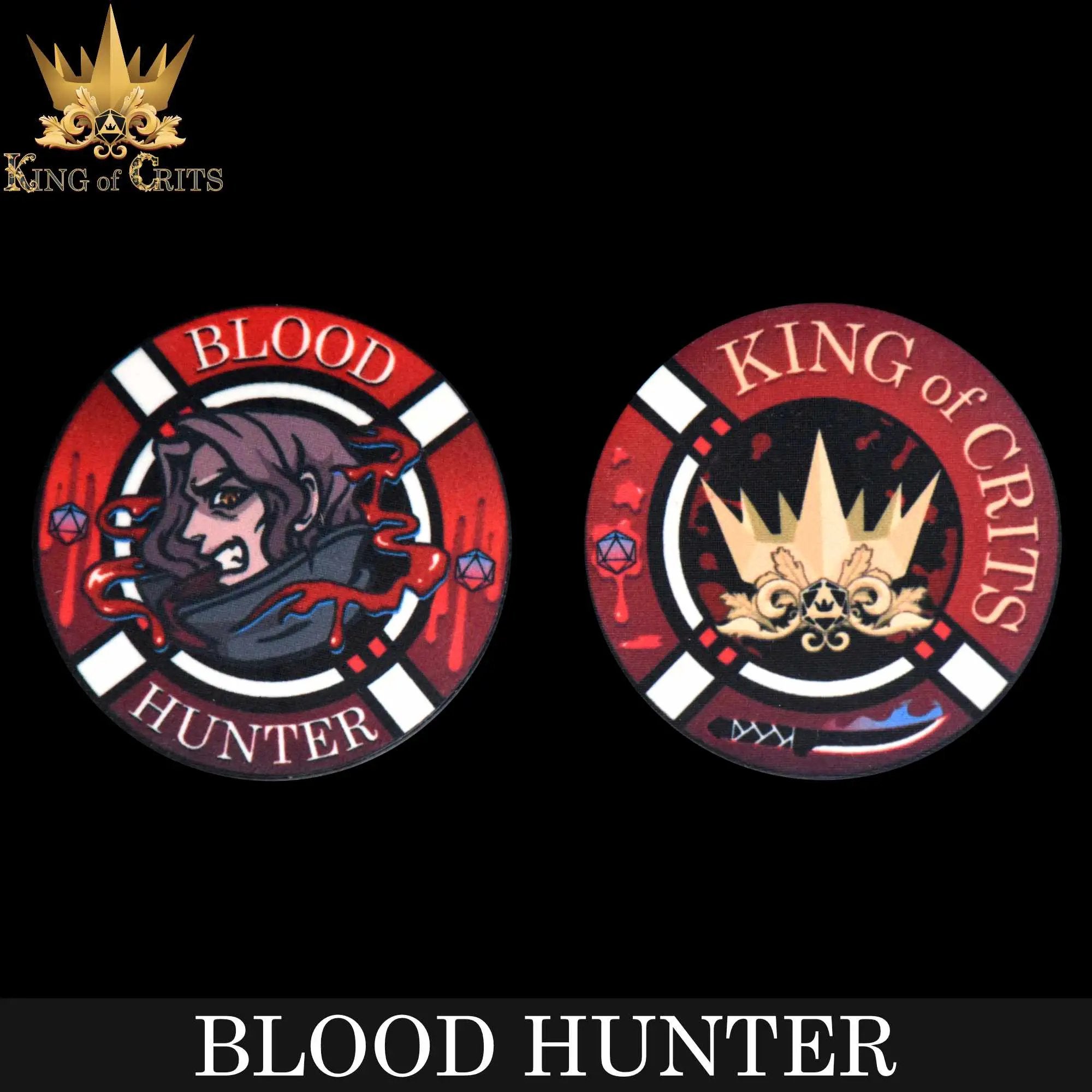 Blood Hunter 12 Dice Set by DNDDICE.COM