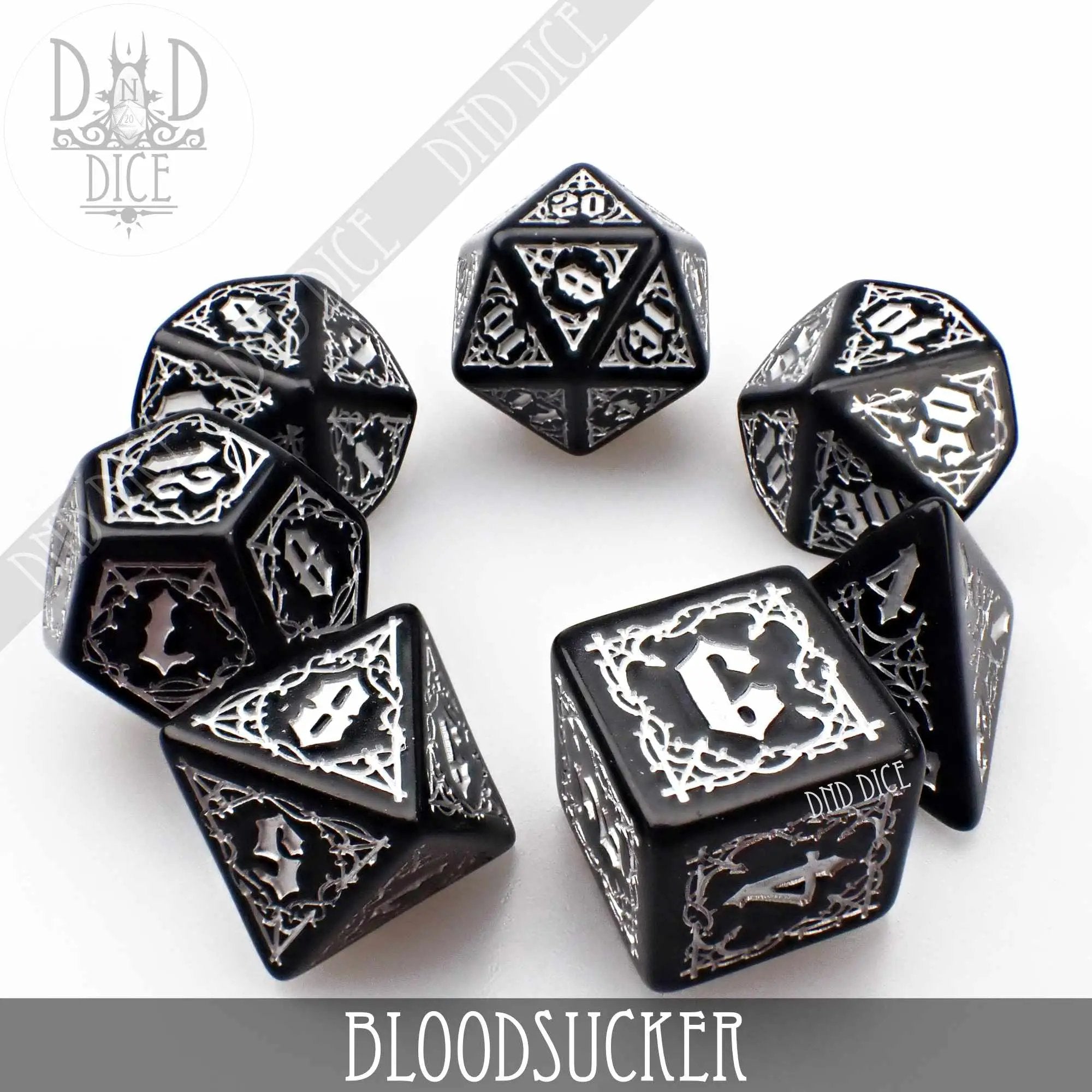 Bloodsucker Nocturnal Dice Set by DNDDICE.COM