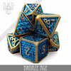 Bronze Age Metal Dice Set by DNDDICE.COM