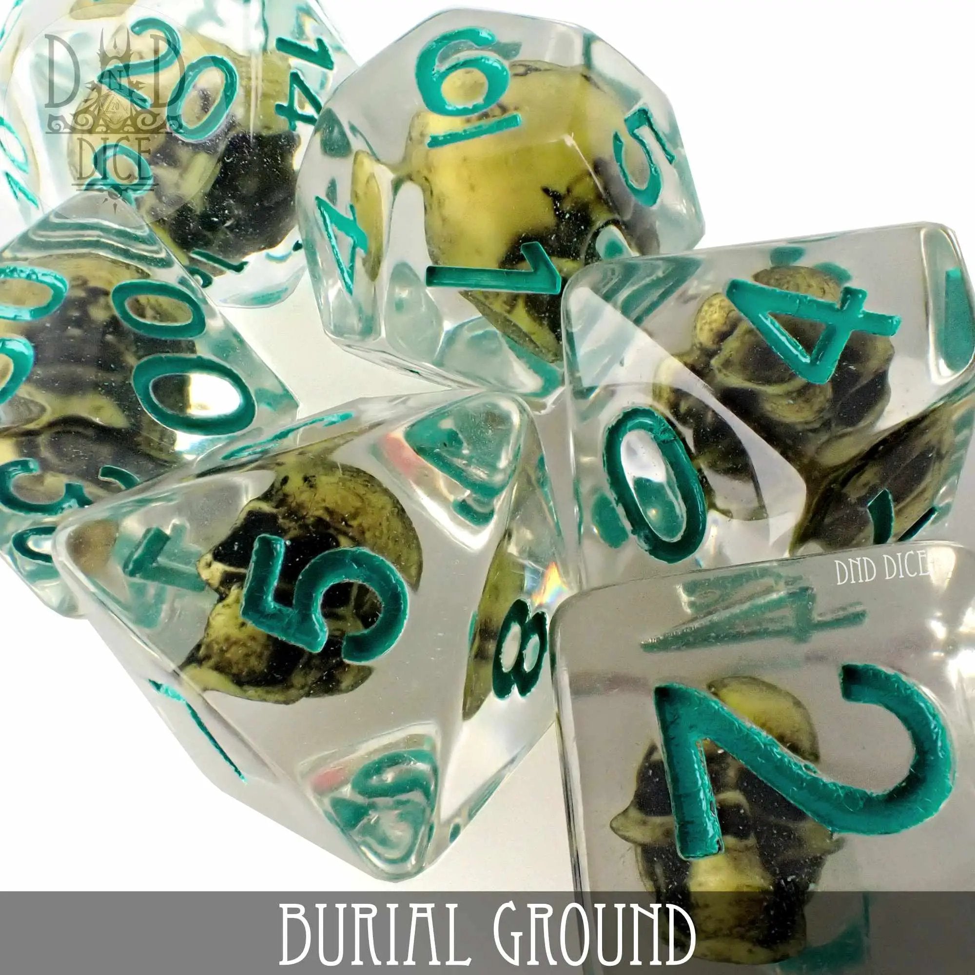 Burial Ground Dice Set by DNDDICE.COM