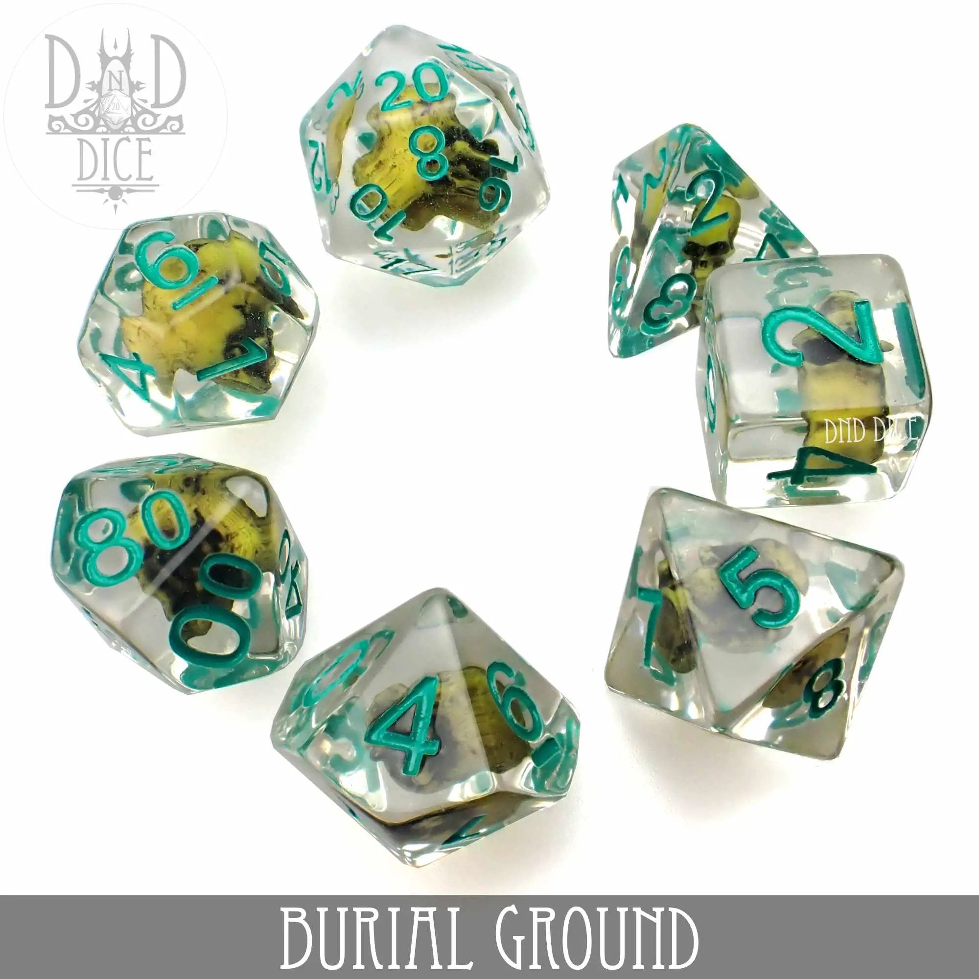 Burial Ground Dice Set by DNDDICE.COM