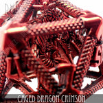 Caged Dragon D20 (6 Colors) by DNDDICE.COM
