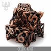 Celtic Knot Metal Dice Set (Gift Box) by DNDDICE.COM