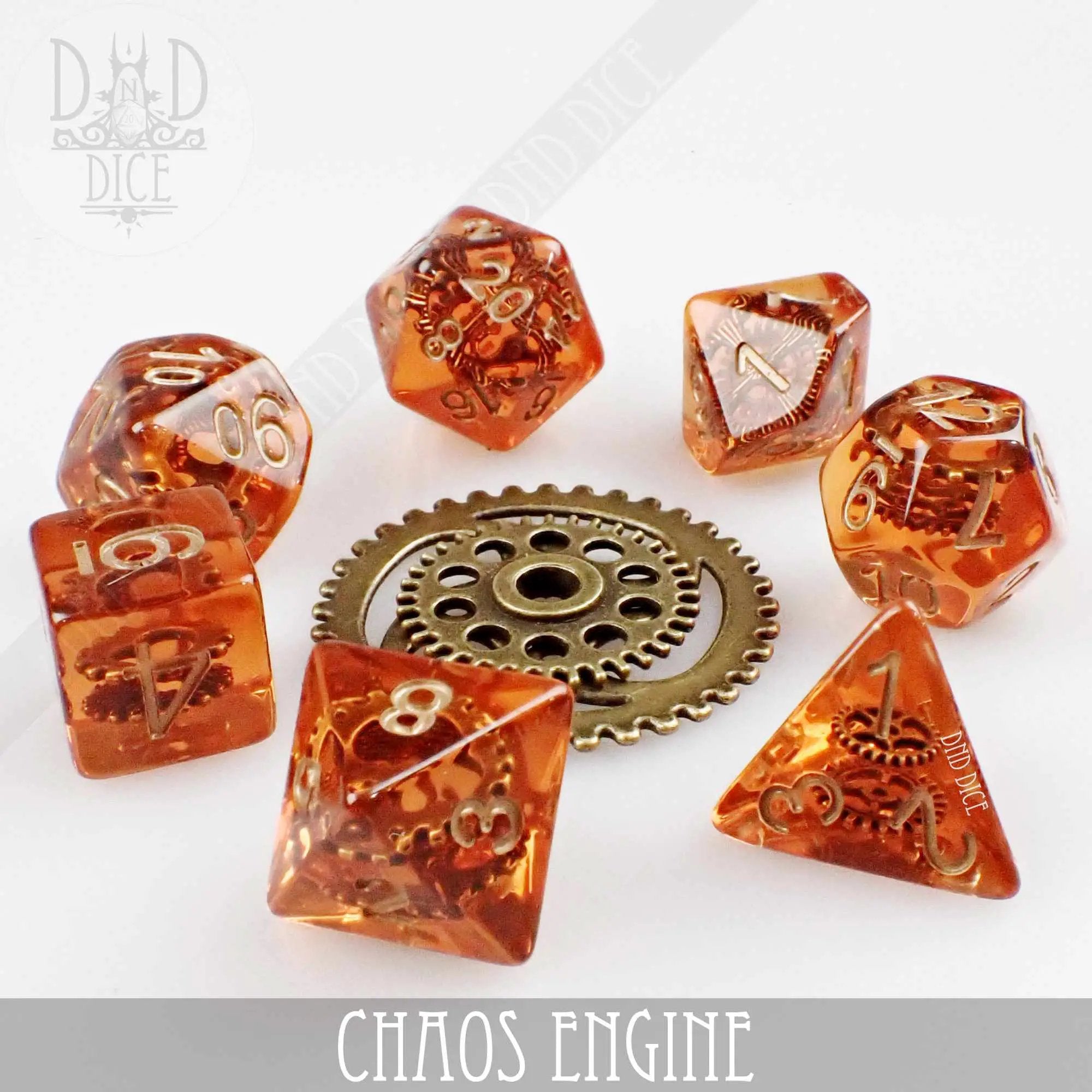 Chaos Engine Dice Set by DNDDICE.COM