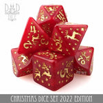Christmas 2022 Dice Set by DNDDICE.COM